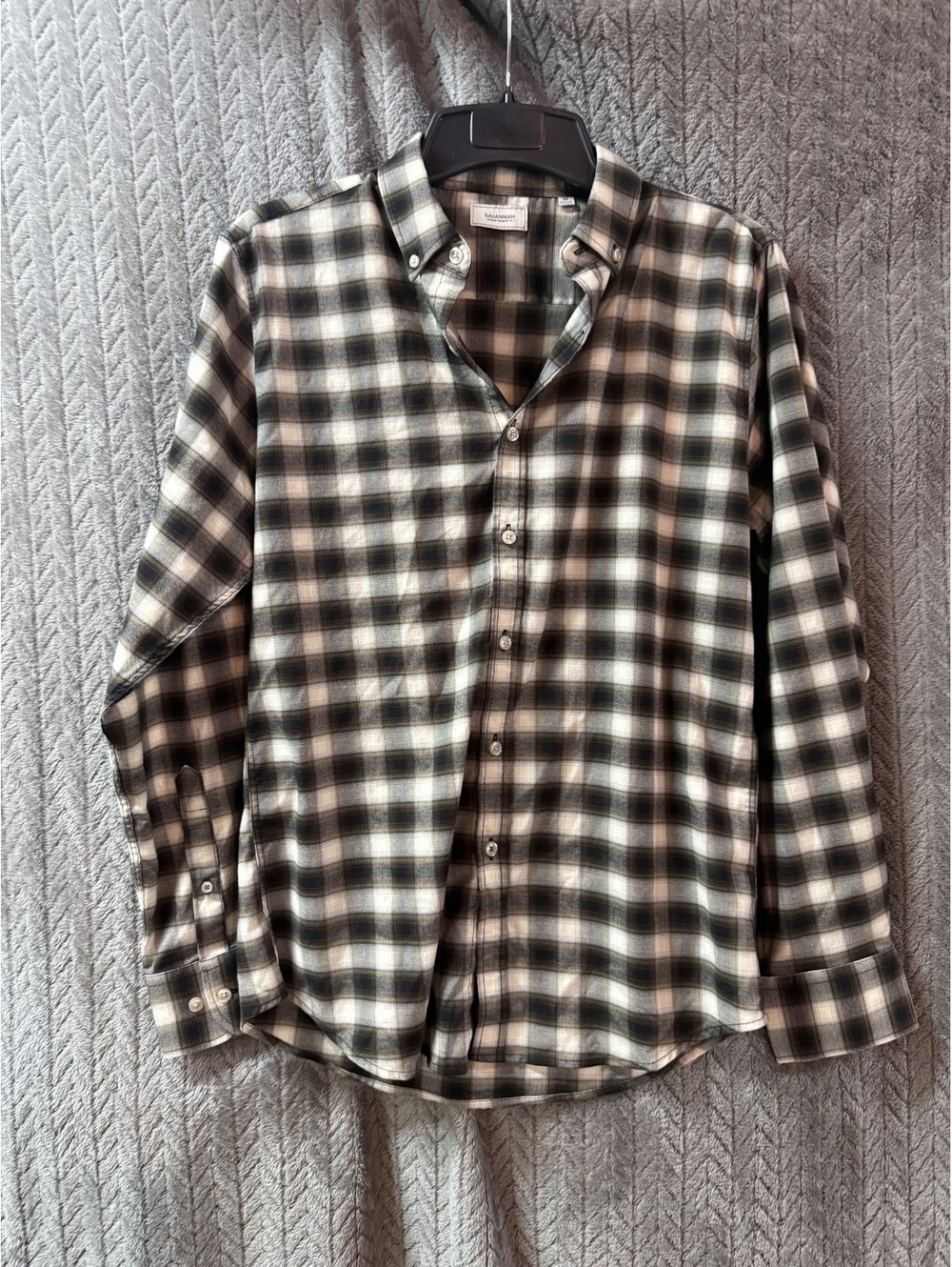 Savannah Medium Plaid Button-Up Shirt